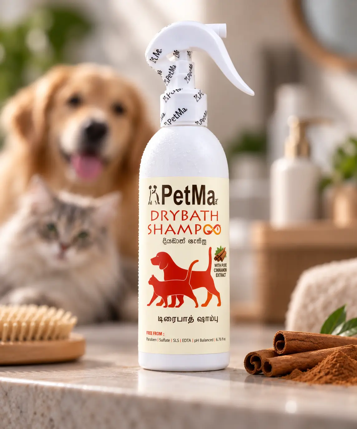 PetMa Dry Bath Shampoo